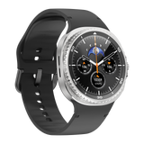 Watch8Classic-SU02 Smart Watch, Full Touch Screen Silicone Sports Wrist Watch for Men Women，Black - Side View