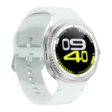 Watch8Classic-SU02 Smart Watch, Full Touch Screen Silicone Sports Wrist Watch for Men Women，Green