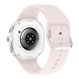 Watch8Classic-SU02 Smart Watch, Full Touch Screen Silicone Sports Wrist Watch for Men Women，Pink