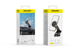 AWEI X88 Suction Cup Car Mount, Windshield Dashboard Universal Cell Phone Holder，black - Front View