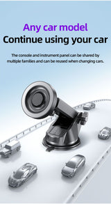 AWEI X88 Suction Cup Car Mount, Windshield Dashboard Universal Cell Phone Holder，black - Extra Image