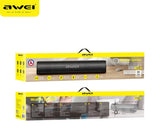 AWEI Y333 Desktop Soundbar, 10W Stereo Bluetooth Speaker with TWS Function,black - Top-Down View