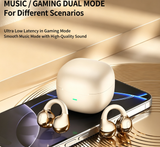 Y63 Zero Pressure Open Ear Wireless Earbuds Bluetooth 6.0 Heavy Bass Headphones，black