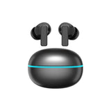 Y9 Wireless Bluetooth 6.0 Heavy Bass Earphones，black - Front View