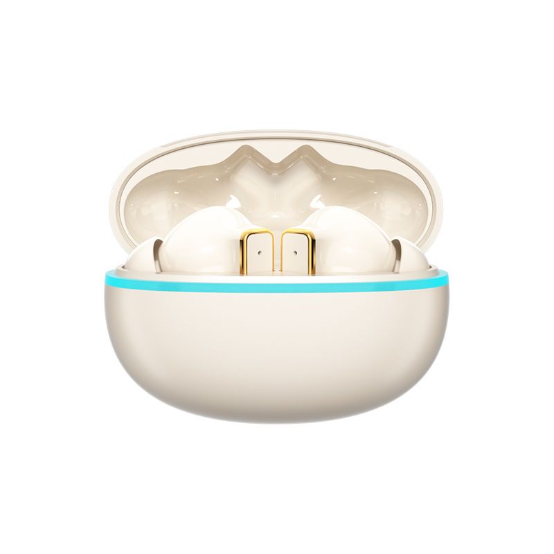 Y9 Wireless Bluetooth 6.0 Heavy Bass Earphones，Cream