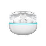 Y9 Wireless Bluetooth 6.0 Heavy Bass Earphones，white - Side View