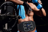 ABS Stimulator EMS Abdominal Muscle Trainer Smart Toning Belt for Home Workouts - S - Top-Down View
