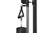 Yoga Strength Trainer Pull Down Home Gym Exercise Handles Replacement Fitness Equipment for Pilates -Blue - Side View