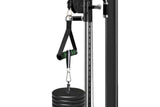 Yoga Strength Trainer Pull Down Home Gym Exercise Handles Replacement Fitness Equipment for Pilates -Green - Side View