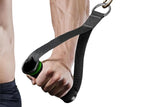 Yoga Strength Trainer Pull Down Home Gym Exercise Handles Replacement Fitness Equipment for Pilates -Green - Top-Down View