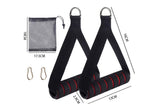 Yoga Strength Trainer Pull Down Home Gym Exercise Handles Replacement Fitness Equipment for Pilates -Red