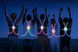 Running Light For Runners Reflective Running Vest Light Up Running Vest Night Running Gear - Low Angle