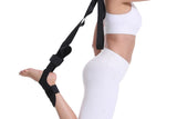 Hamstring Stretcher Stretching Strap Ligament Stretching Belt for Dancing Pilates Yoga Pain Relief -Black - Side View