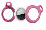 4Pcs AirTag Protective Cover Case Protector Shell with Lanyard for Apple AirTag - Front View