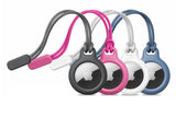 4Pcs AirTag Protective Cover Case Protector Shell with Lanyard for Apple AirTag - Side View