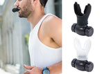 Respiratory Trainer Compact Lung Exercise Device Breathing Trainer -White - 45-Degree Angle
