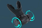 Respiratory Trainer Compact Lung Exercise Device Breathing Trainer -Black - 45-Degree Angle