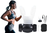 Respiratory Trainer Compact Lung Exercise Device Breathing Trainer -Black - Rear View