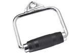 Single D Stirrup Handle with Rubber Grips for Cable Exercise Equipment