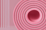 TPE Yoga Mat Exercise Fitness Sport Non Slip Workout Mat with Body Alignment Lines - 45-Degree Angle