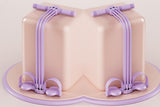 Pedal Resistance Band with Handles Adjustable Detachable Multifunction Pedal Resistance Band for Abs Arms Waist Legs Home Fitness - Purple - Rear View