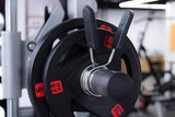 4 Pack 25mm Barbell Spring Clips Gym Weight Lifting Clamps for Dumbbell Bar Lock - Rear View