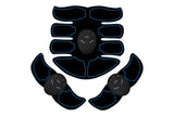 3Pcs Muscle Training ABS Stimulator Stimulator -Blue