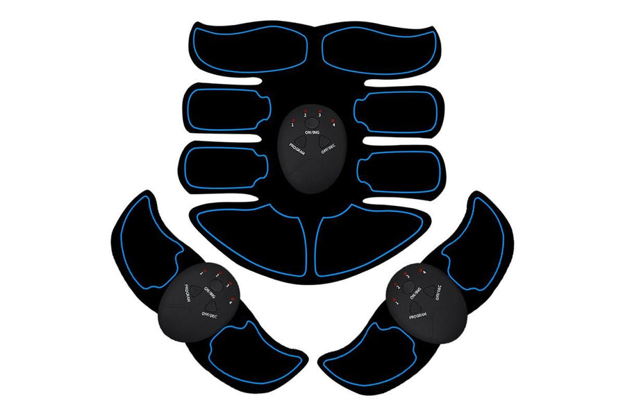 3Pcs Muscle Training ABS Stimulator Stimulator -Blue