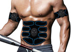 3Pcs Muscle Training ABS Stimulator Stimulator -Blue - Top-Down View