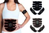 3Pcs Muscle Training ABS Stimulator Stimulator -Red - Rear View