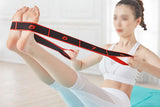 8 Level Yoga Resistance Bands Set 3 Pack Elastic Fitness Stretch Bands - Front View