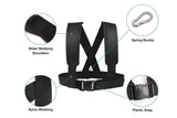 Weight Bearing Supporter Belt Professional Running Training Assist Resistance Band for Gym Workout - Top-Down View