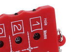 18 Hole Golf Score Counter Stroke Counter -Red - Front View