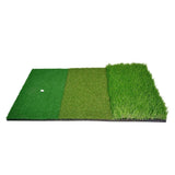 Golf Mat 3-in-1 Practice Mat Outdoor Indoor Training Mat For Golf - Low Angle