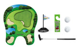 Toilet Golf Game Toilet Golf Toys Set with Practice Mat Golf Club 2 Balls Bathroom Practice Mini Golf in Restroom - Front View