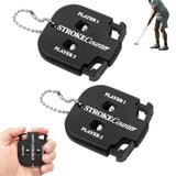 2PCS Golf Score Indicator 2 Player Stroke Counter Golf Handy Count Shot - Close-Up Angle