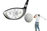 100Pcs Golf Impact Tape Set Club Impact Stickers for Woods Irons Putters - Front View