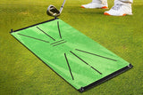 Golf Swing Training Mat for Practice - Side View