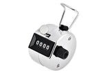 4 Digit Number Clicker Golf Hand Tally Counter - Front View