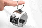 4 Digit Number Clicker Golf Hand Tally Counter - Side View