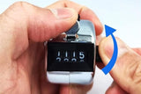 4 Digit Number Clicker Golf Hand Tally Counter - 45-Degree Angle