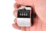 4 Digit Number Clicker Golf Hand Tally Counter - Rear View