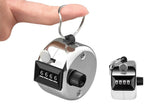 4 Digit Number Clicker Golf Hand Tally Counter - Low Angle
