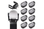 8Pcs Foldable Golf Ball Pick Up Claw Sucker Put On Putter Grip Golf Ball Pick Up Retriever Grabber Golf Accessories