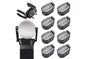8Pcs Foldable Golf Ball Pick Up Claw Sucker Put On Putter Grip Golf Ball Pick Up Retriever Grabber Golf Accessories