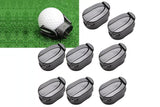 8Pcs Foldable Golf Ball Pick Up Claw Sucker Put On Putter Grip Golf Ball Pick Up Retriever Grabber Golf Accessories - Front View