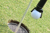 8Pcs Foldable Golf Ball Pick Up Claw Sucker Put On Putter Grip Golf Ball Pick Up Retriever Grabber Golf Accessories - Top-Down View