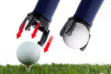 8Pcs Foldable Golf Ball Pick Up Claw Sucker Put On Putter Grip Golf Ball Pick Up Retriever Grabber Golf Accessories - 45-Degree Angle