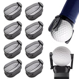 8Pcs Foldable Golf Ball Pick Up Claw Sucker Put On Putter Grip Golf Ball Pick Up Retriever Grabber Golf Accessories - Low Angle