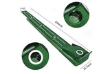 Practice Putting Mat Indoor Putter Trainer Mat 2.6m Auto-Return Golf Training Aid - Rear View